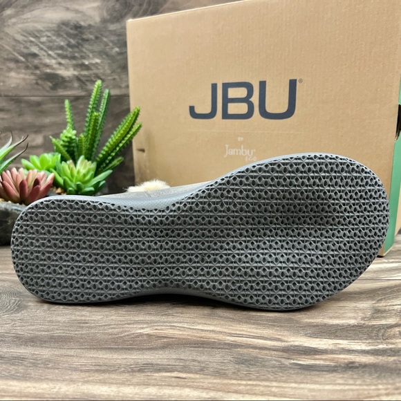 NIB JBU Jambu Nordic Faux Fur Lined Ankle Boots Bootie Grey - Picture 9 of 13